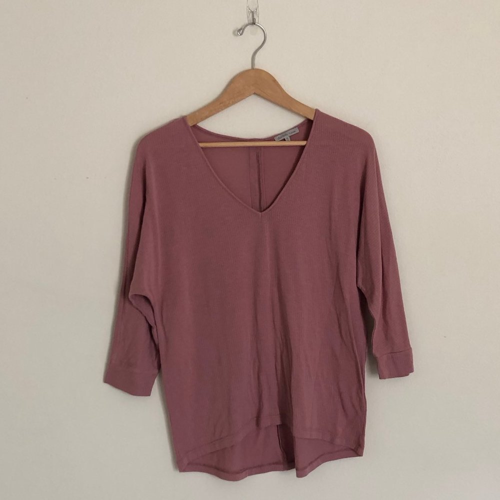 Charlotte Russe | 3/4 Sleeve Pink Shirt